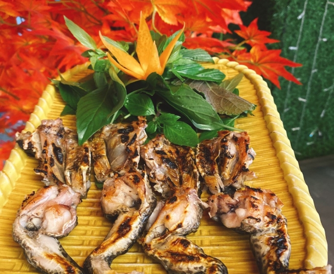 Ếch  Nướng  Mọi