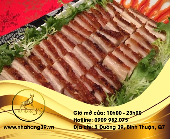 Heo mọi nướng da giòn