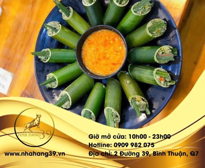 Chả ốc ống lam