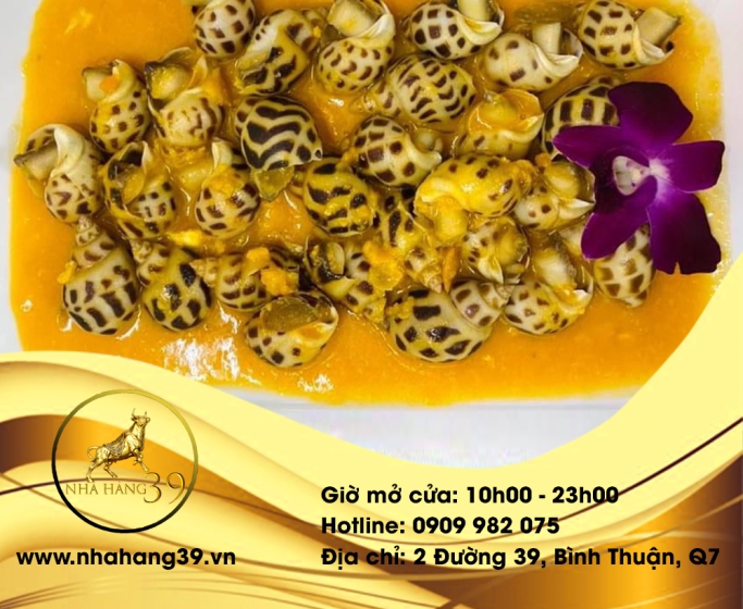 Ốc hương sốt trứng muối