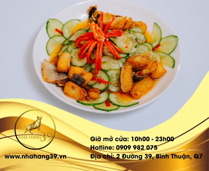 Gỏi dưa leo khô cá dứa