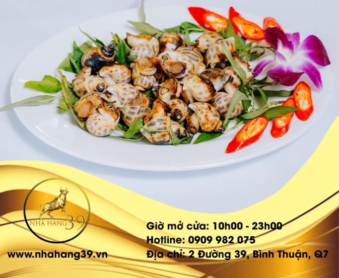 Ốc hương nướng mọi 